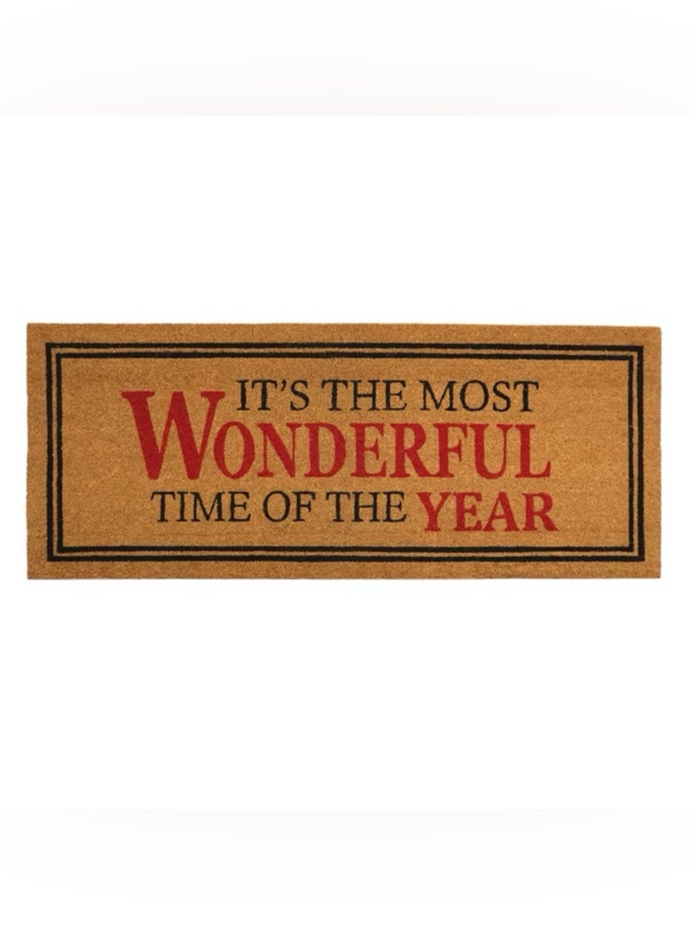 Holiday Double Door Coir Doormat